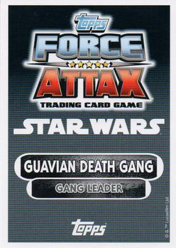 2016 Topps Star Wars Force Attax Extra The Force Awakens #112 Bala-Tik Back