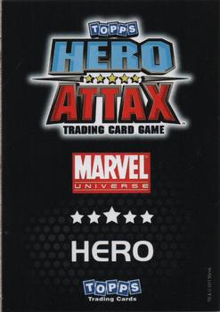 2011 Topps Hero Attax #51 Captain Marvel Back