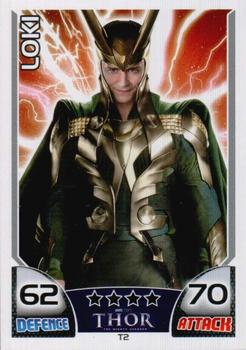 2011 Topps Hero Attax - Thor Movie #T2 Loki Front