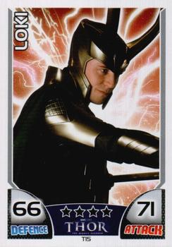 2011 Topps Hero Attax - Thor Movie #T15 Loki Front