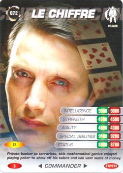 2007 007 Spy Cards Commander #72 Le Chiffre Front