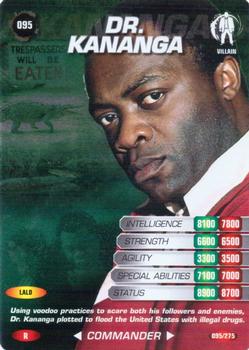 2007 007 Spy Cards Commander #95 Dr. Kananga Front