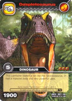 2009 Upper Deck Dinosaur King Card Game #2 Daspletosaurus Front