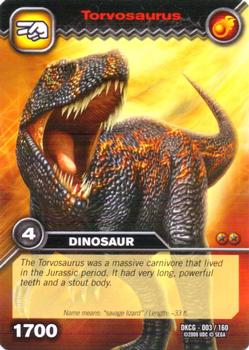 2009 Upper Deck Dinosaur King Card Game #3 Torvosaurus Front