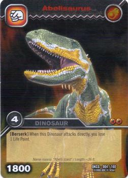 2009 Upper Deck Dinosaur King Card Game #4 Abelisaurus Front