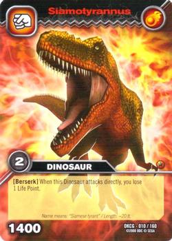 2009 Upper Deck Dinosaur King Card Game #10 Siamotyrannus Front