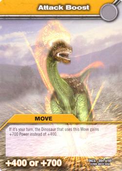 2009 Upper Deck Dinosaur King Card Game #84 Attack Boost Front