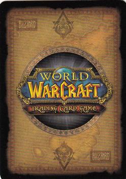 2011 Cryptozoic World of Warcraft Alliance Hunter #9 Tesla Back