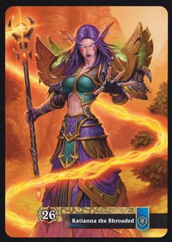 2009 Upper Deck World of Warcraft Fields of Honor #1 Katianna the Shrouded Back