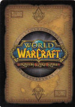 2012 Cryptozoic World of Warcraft Crown of the Heavens #174 Spaulders of the Scarred Lady Back