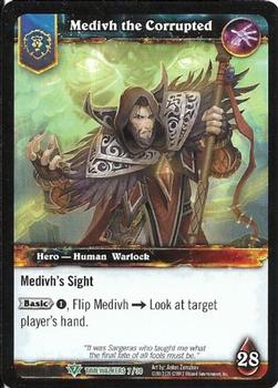 2013 Cryptozoic World of Warcraft Timewalkers #7 Medivh the Corrupted Front