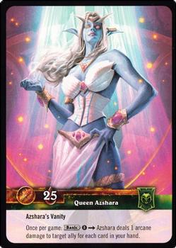 2013 Cryptozoic World of Warcraft Timewalkers #27 Queen Azshara Back