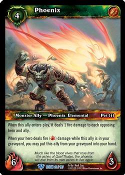 2013 Cryptozoic World of Warcraft Reign of Fire #25 Phoenix Front