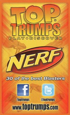 2012 Top Trumps Nerf #NNO Nerf N-Strike Alpha Trooper CS-18 Back