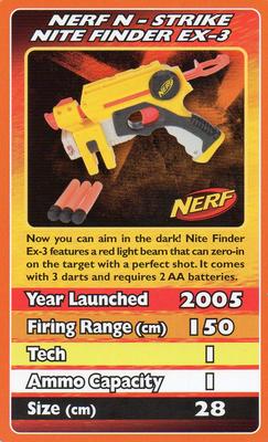 2012 Top Trumps Nerf #NNO Nerf N-Strike Nite Finder EX-3 Front