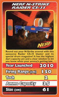 2012 Top Trumps Nerf #NNO Nerf N-Strike Raider CS-35 Front