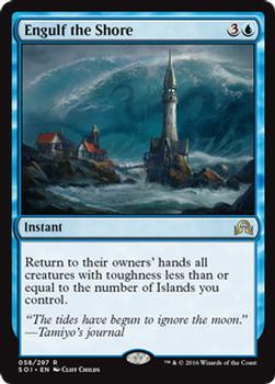 2016 Magic the Gathering Shadows over Innistrad #58 Engulf the Shore Front