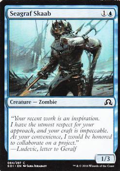 2016 Magic the Gathering Shadows over Innistrad #84 Seagraf Skaab Front
