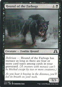2016 Magic the Gathering Shadows over Innistrad #117 Hound of the Farbogs Front