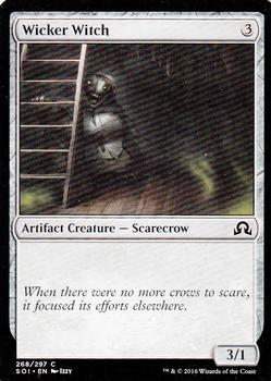 2016 Magic the Gathering Shadows over Innistrad #268 Wicker Witch Front