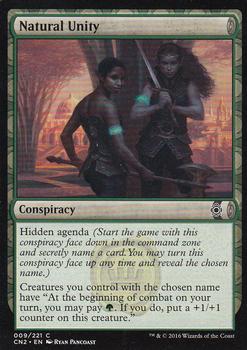 2016 Magic the Gathering Conspiracy: Take the Crown #9 Natural Unity Front