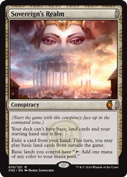 2016 Magic the Gathering Conspiracy: Take the Crown #10 Sovereign's Realm Front