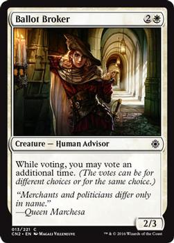 2016 Magic the Gathering Conspiracy: Take the Crown #13 Ballot Broker Front