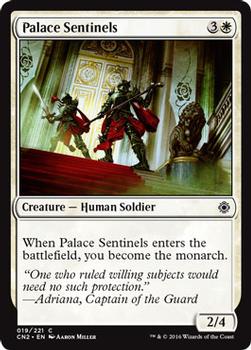 2016 Magic the Gathering Conspiracy: Take the Crown #19 Palace Sentinels Front