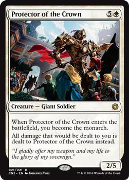 2016 Magic the Gathering Conspiracy: Take the Crown #21 Protector of the Crown Front