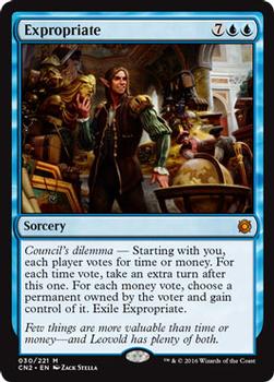 2016 Magic the Gathering Conspiracy: Take the Crown #30 Expropriate Front