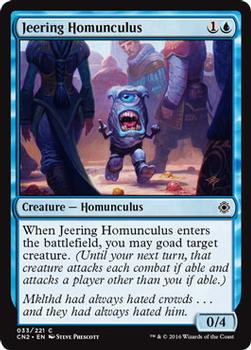 2016 Magic the Gathering Conspiracy: Take the Crown #33 Jeering Homunculus Front