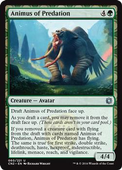 2016 Magic the Gathering Conspiracy: Take the Crown #60 Animus of Predation Front