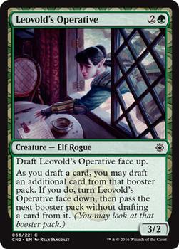 2016 Magic the Gathering Conspiracy: Take the Crown #66 Leovold's Operative Front