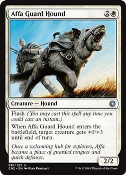 2016 Magic the Gathering Conspiracy: Take the Crown #81 Affa Guard Hound Front