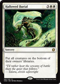 2016 Magic the Gathering Conspiracy: Take the Crown #91 Hallowed Burial Front