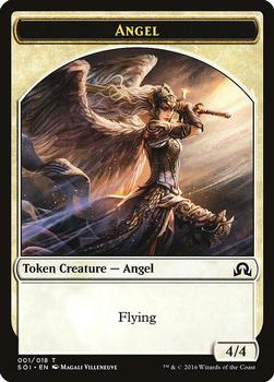 2016 Magic the Gathering Shadows over Innistrad - Tokens #001/018 Angel Front