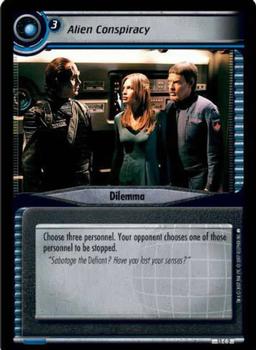 2007 Decipher Star Trek 2nd Edition In A Mirror, Darkly Expansion #2 Alien Conspiracy Front