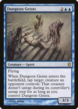 2013 Magic the Gathering Commander 2013 #42 Dungeon Geists Front