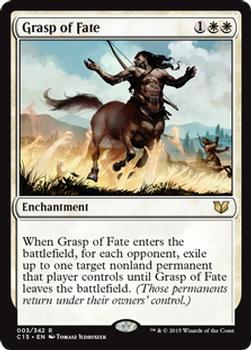2015 Magic the Gathering Commander 2015 #3 Grasp of Fate Front
