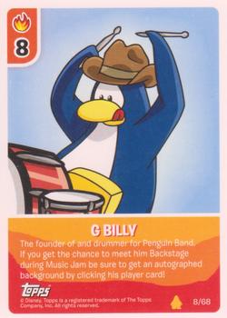 2009 Topps Club Penguin Card-Jitsu Fire #8 G Billy Front