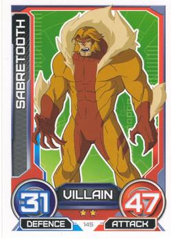 2014 Topps Marvel Hero Attax Series 3 #145 Sabretooth Front