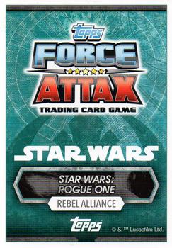 2017 Topps Star Wars Force Attax Universe #81 Jyn Erso Back