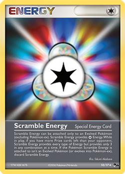 2006 Pokemon POP Series 4 #10/17 Scramble Energy Front