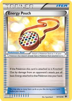 2016 Pokemon XY Fates Collide #97/124 Energy Pouch Front