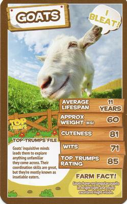 2016 Top Trumps Farm Animals #NNO Goats Front