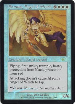 2003 Magic the Gathering Legions - Foil #1 Akroma, Angel of Wrath Front