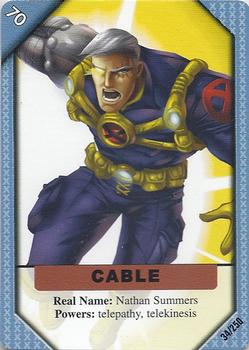 2001 Marvel Recharge CCG - Inaugural Edition #34 Cable Front