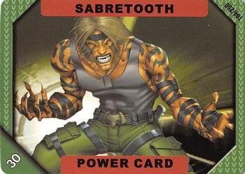 2001 Marvel Recharge CCG - Inaugural Edition #104 Sabretooth Front
