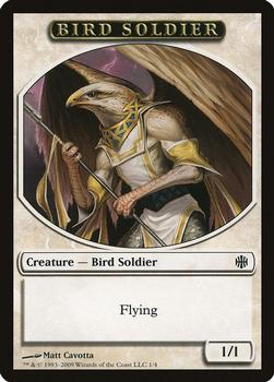 2009 Magic the Gathering Alara Reborn - Tokens #1 Bird Soldier Front