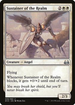 2014 Magic the Gathering Duel Decks Anthology, Divine vs. Demonic #8 Sustainer of the Realm Front